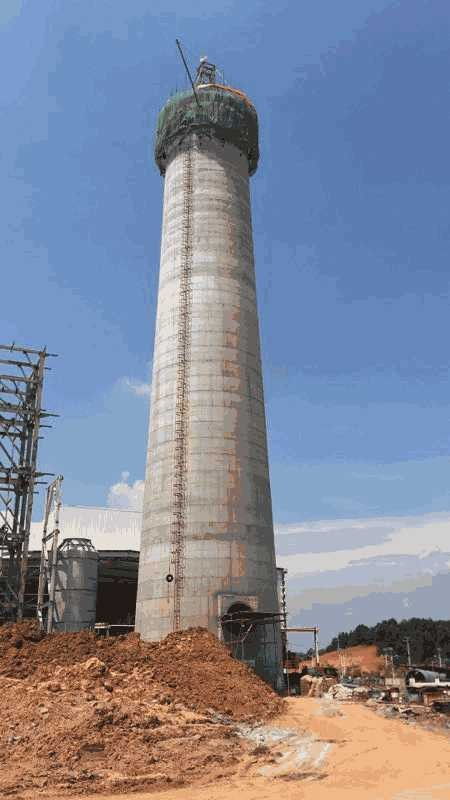 淮北新建80米磚煙筒 現(xiàn)代工程建設(shè)的技術(shù)與意義
